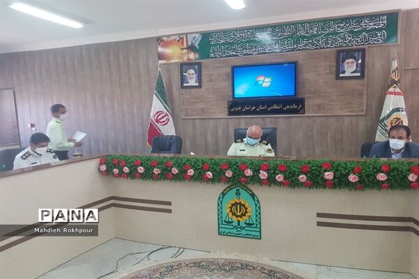 دیدار رئیس و اعضای شورای هماهنگی راه و شهرسازی خراسان جنوبی با فرماندهی  انتظامی استان