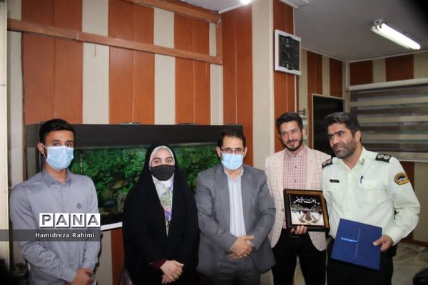 دیدار با سرپرست کلانتری کیانشهر منطقه ۱۵ به مناسبت هفته نیروی انتظامی