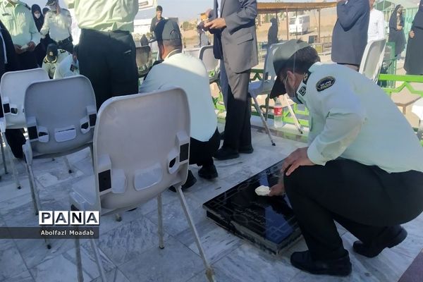 برگزاری آیین غبار روبی و عطر افشانی مزار شهدا روستای دهنو خلیل آباد