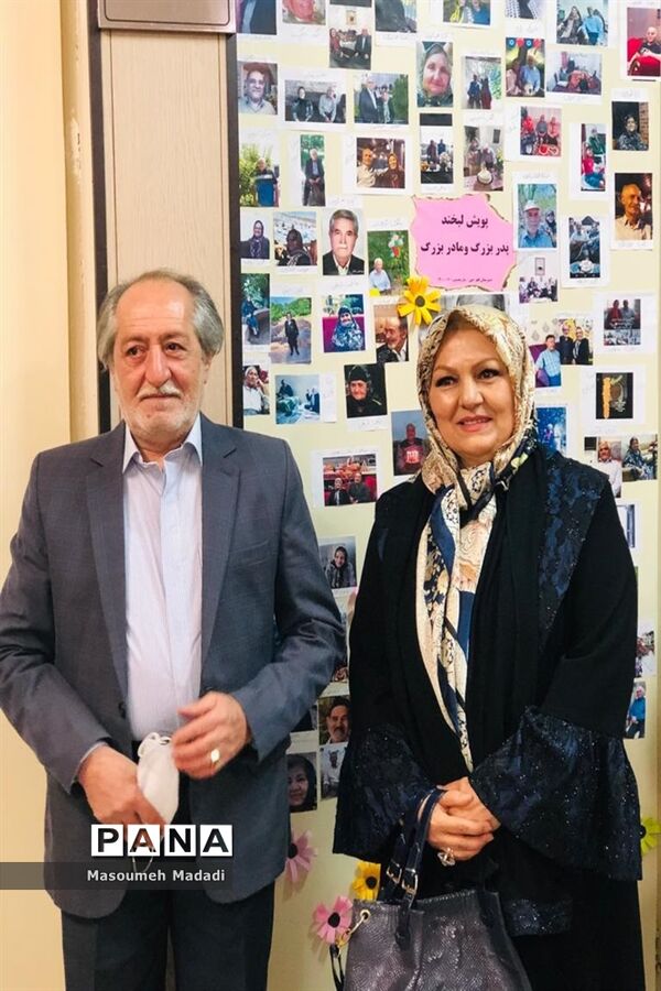 پویش لبخند پدربزرگ ها و مادر بزرگ ها در دبیرستان قلم چی