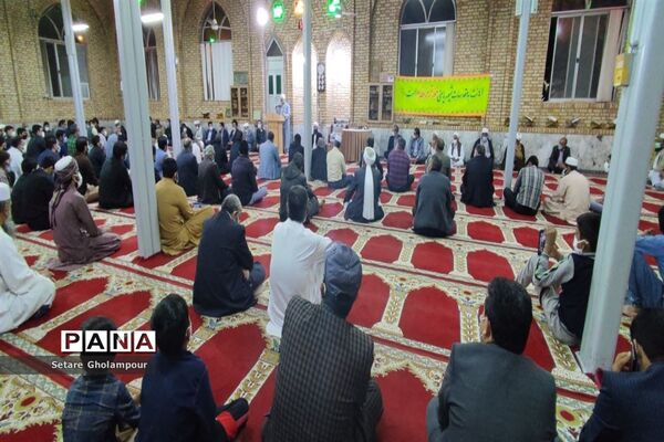 برگزاری جشن میلاد پیامبر اکرم در مسجدجامع اهل سنت درمیان