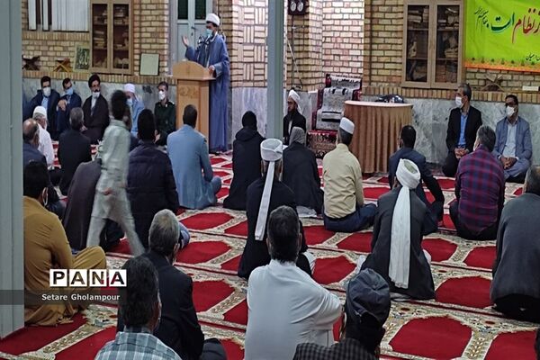 برگزاری جشن میلاد پیامبر اکرم در مسجدجامع اهل سنت درمیان