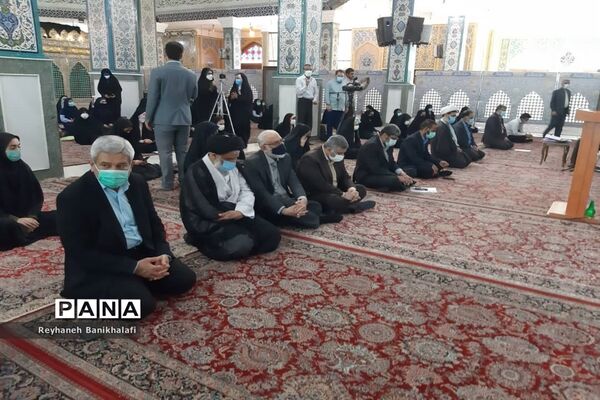 مراسم استانی بزرگداشت نهم ربیع الاول سالروز آغاز امامت و ولایت حضرت مهدی (عج) در اهواز
