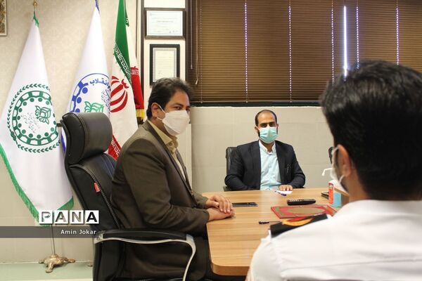 نشست سازمان آتش نشانی  و خدمات ایمنی  شهرداری شهر شیراز با سازمان دانش آموزی استان فارس
