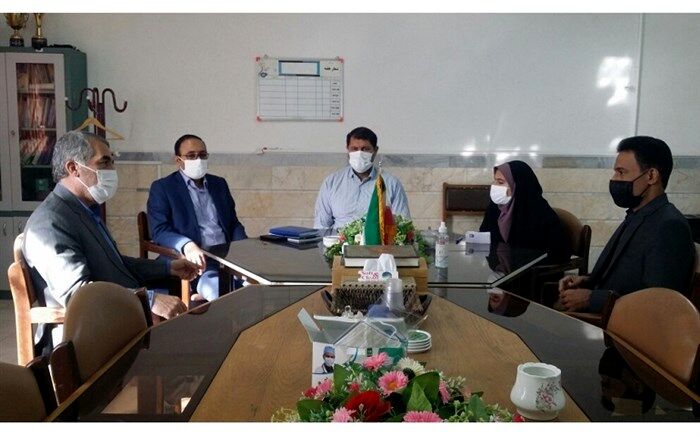 دیدار مدیر سازمان دانش‌آموزی قم با رییس آموزش و پرورش شهرستان جعفرآباد