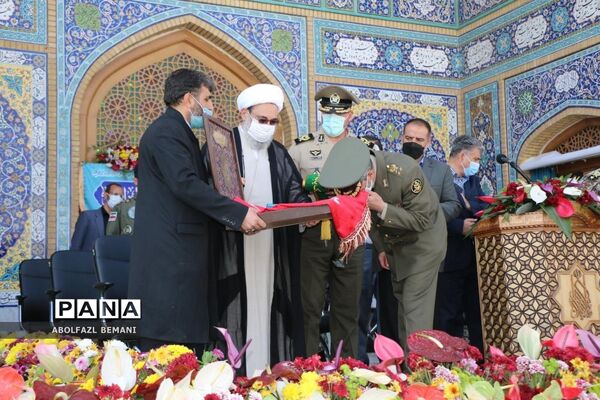 آیین «عهد سربازی» در مسجد مقدس جمکران