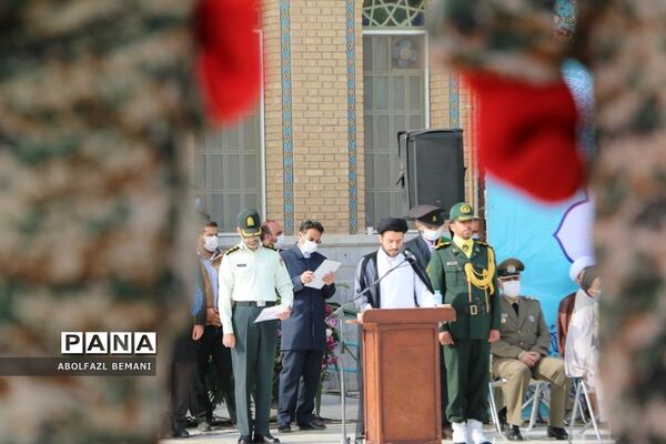 آیین «عهد سربازی» در مسجد مقدس جمکران