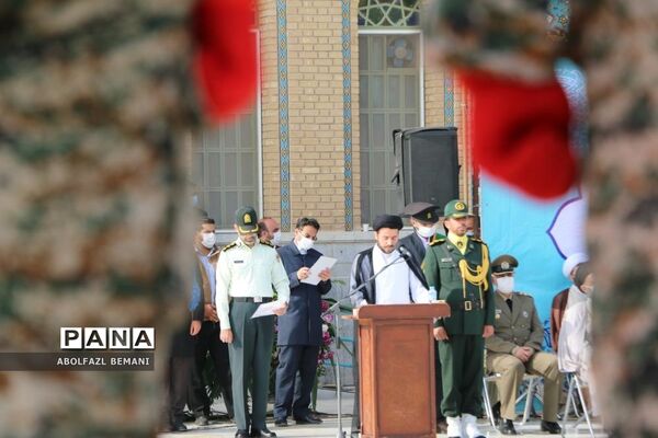 آیین «عهد سربازی» در مسجد مقدس جمکران