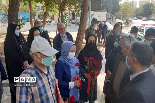 افتتاح پیاده راه ویژه نابینایان منطقه ۱۵