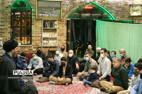 برگزاری محفل معنوی هیأت خدام الرضا (ع)، در منطقه ۱۴