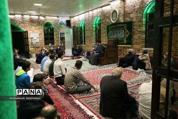 برگزاری محفل معنوی هیأت خدام الرضا (ع)، در منطقه ۱۴