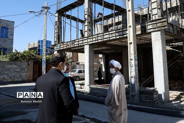 آیین کلنگ‌زنی پروژه اسکان اضطراری