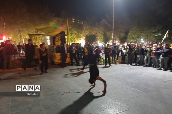 جشن ورزشکاران باشگاه فرهنگی ورزشی سپاهان در چهارباغ اصفهان