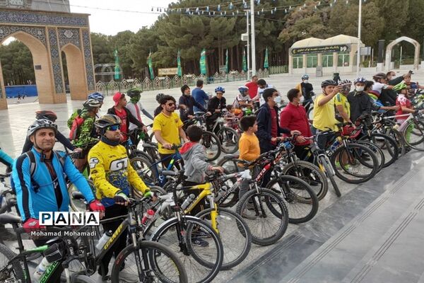 برگزاری همایش دوچرخه‌سواری به‌مناسبت هفته تربیت‌بدنی
