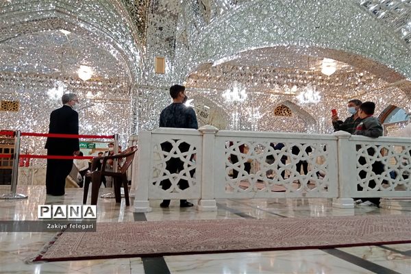 زائرین حرم حضرت عبدالعظیم الحسنی(ع) درشهرری