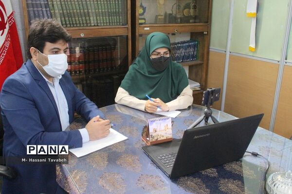 نشست مجازی مدیر و رابطین سازمان دانش‌آموزی سراسر کشور
