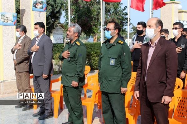 آیین افتتاح هفته بسیج دانش‌آموزی در شهرستان گلوگاه