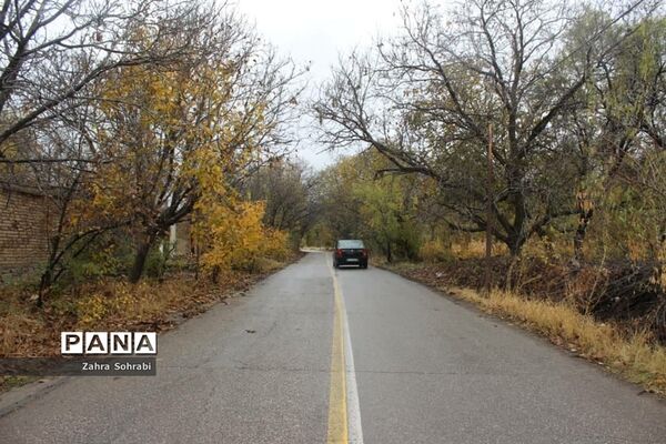 طبیعت پاییزی روستای کهک شهرستان غرق‌آباد