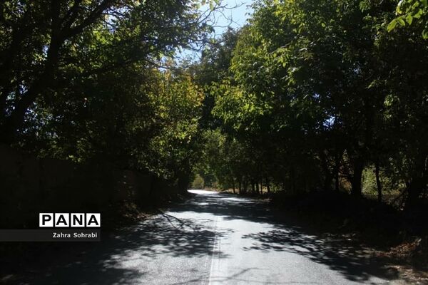 طبیعت پاییزی روستای کهک شهرستان غرق‌آباد