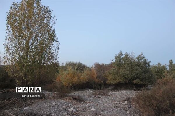 طبیعت پاییزی روستای کهک شهرستان غرق‌آباد