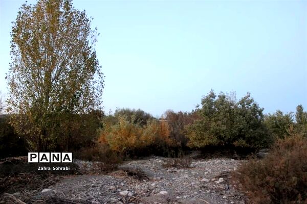 طبیعت پاییزی روستای کهک شهرستان غرق‌آباد