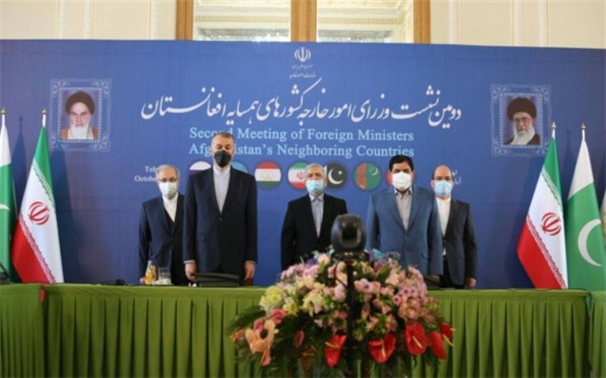 بیانیه مشترک وزرای خارجه کشورهای همسایه افغانستان