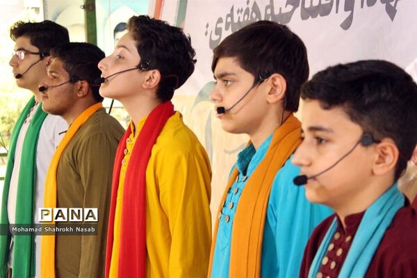 آیین میثاق با شهدا و افتتاحیه هفته بسیج دانش‌آموزی در اهواز