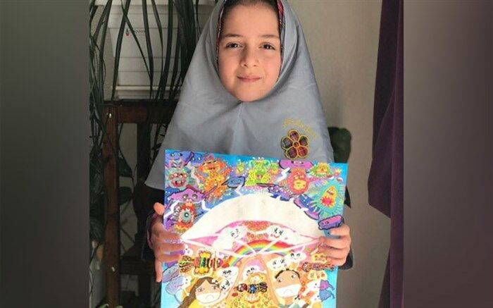 کسب رتبه نخست در مسابقات نقاشی بین المللی توسط دانش‌آموز شاهین‌شهری