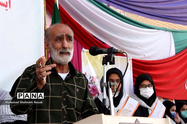 آیین نمادین زنگ استانی استکبار ستیزی در اهواز