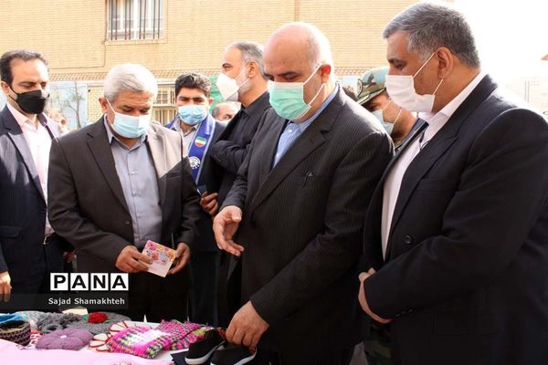 آیین نمادین زنگ استانی پدافند غیرعامل در اهواز