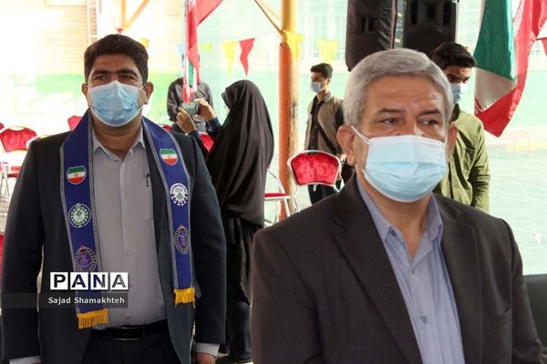 آیین نمادین زنگ استانی پدافند غیرعامل در اهواز