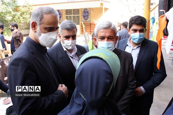 آیین نمادین زنگ استانی پدافند غیرعامل در اهواز