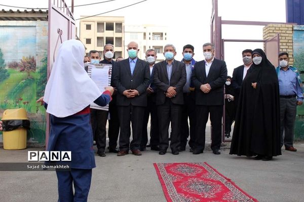 آیین نمادین زنگ استانی پدافند غیرعامل در اهواز