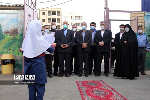 آیین نمادین زنگ استانی پدافند غیرعامل در اهواز