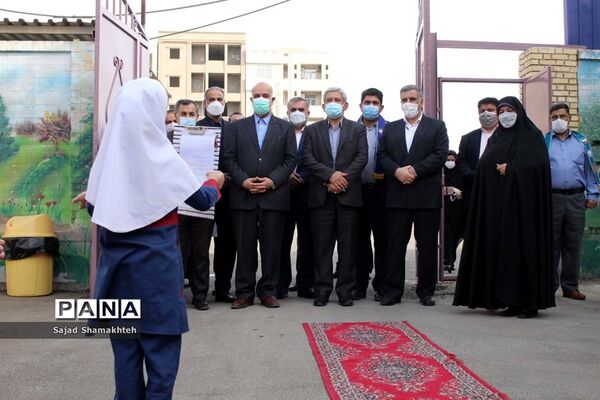 آیین نمادین زنگ استانی پدافند غیرعامل در اهواز