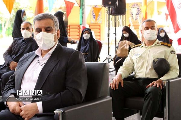 آیین نمادین زنگ استانی پدافند غیرعامل در اهواز