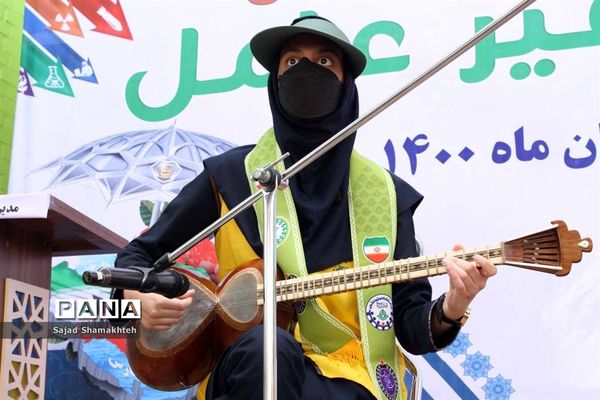 آیین نمادین زنگ استانی پدافند غیرعامل در اهواز