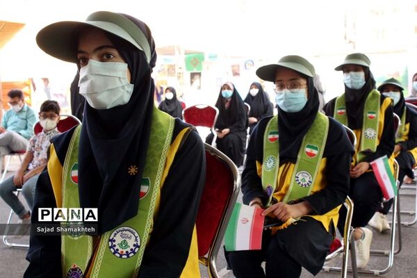 آیین نمادین زنگ استانی پدافند غیرعامل در اهواز