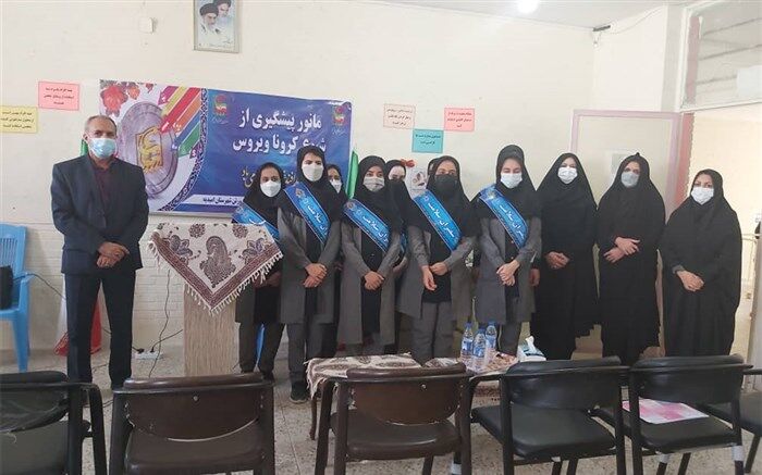 برگزاری مانور پیشگیری از شیوع کرونا در شهرستان امیدیه