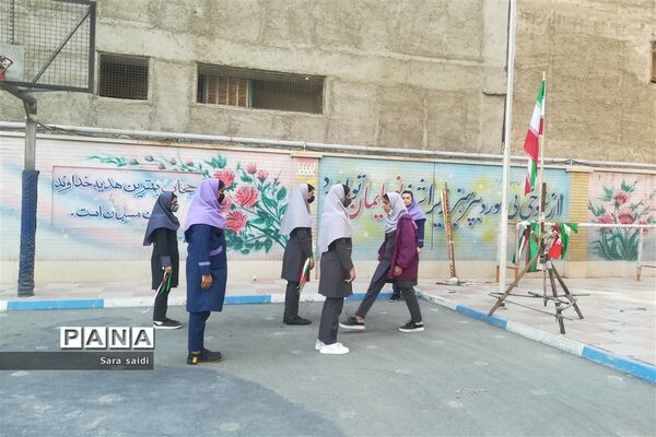 آمادگی دانش‌آموزان پیشتاز شهرستان قدس برای اجرای مانور تشکیلاتی