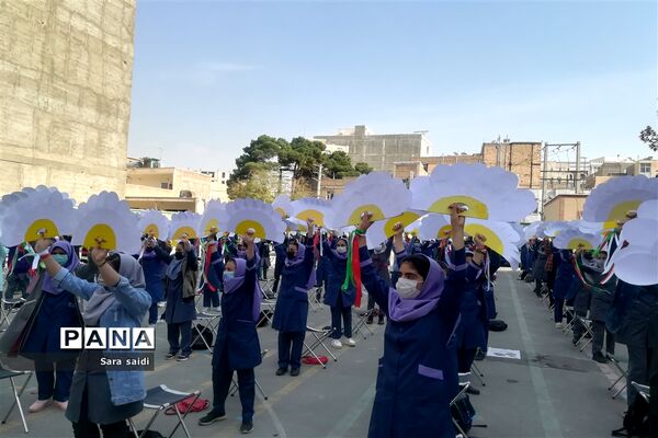 آمادگی دانش‌آموزان پیشتاز شهرستان قدس برای اجرای مانور تشکیلاتی