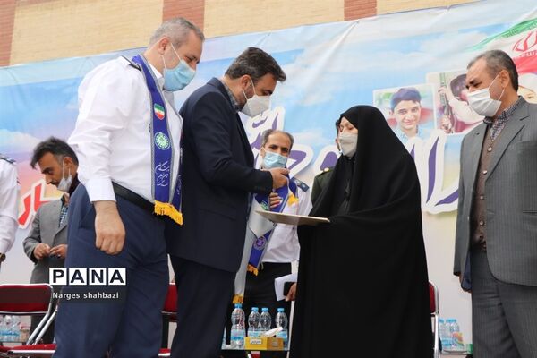 مانور بزرگ فرزندان روح الله زنگ استکبارستیزی در شهرستان قدس