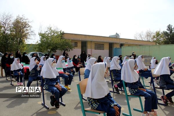 اجرای جُنگ شادی در آموزشگاه مائده شهرستان اسلامشهر