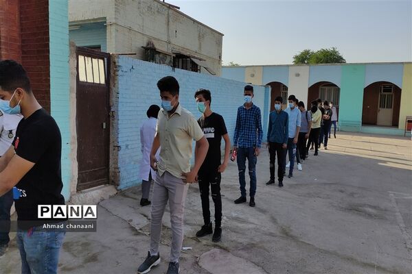 مانور پدافند غیرعامل در مدارس کارون