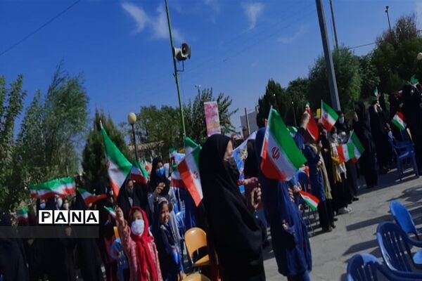 فریاد استکبار ستیزی در گلزار شهدا جوادآباد