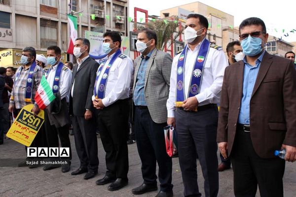 گرامیداشت روز ۱۳ آبان در اهواز