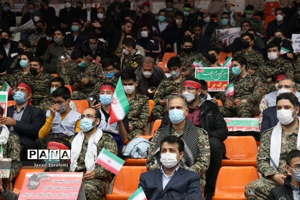 اجتماع دانش‌آموزان مشهد به مناسبت یوم الله 13 آبان ماه
