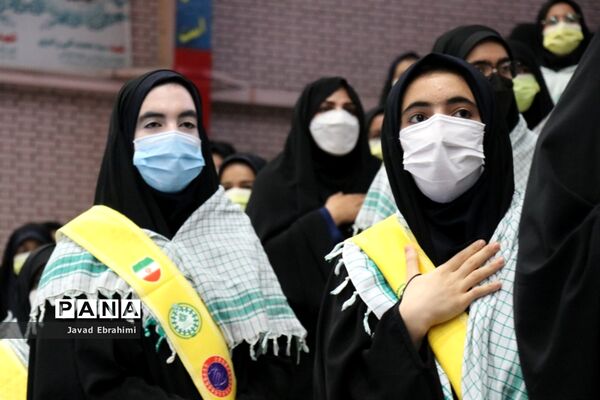 اجتماع دانش‌آموزان مشهد به مناسبت یوم الله 13 آبان ماه