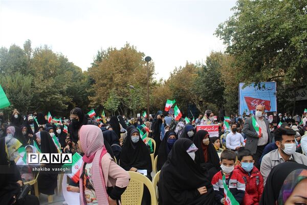 برگزاری اجتماع مردمی  استکبار ستیزی به مناسبت  13 آبان در استان اصفهان