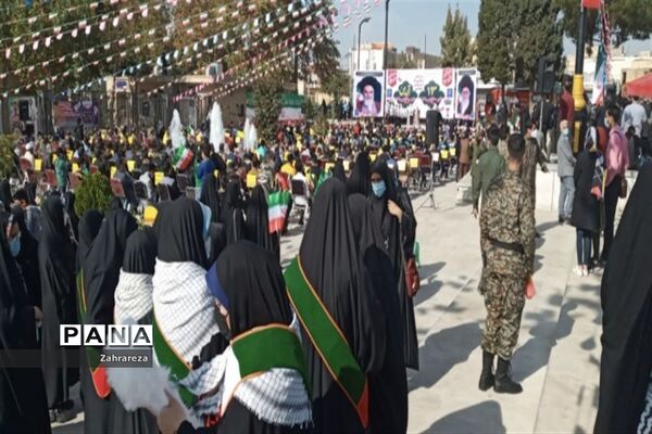 راهپیمایی ۱۳آبان شهرستان ورامین